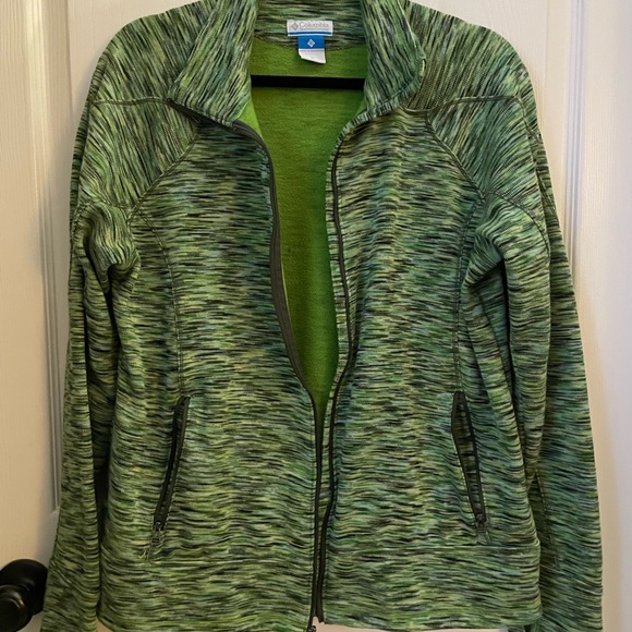 Green and black Columbia active wear jacket - Picture 2 of 5